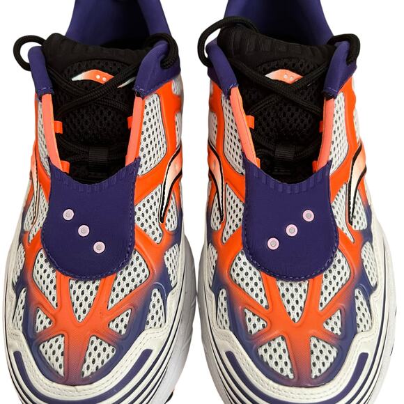 Saucony Grid Web Purple Orange Lace Up Sneakers Men Size 10 - Picture 5 of 13